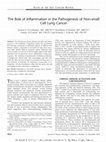 Research paper thumbnail of The Role of Inflammation in the Pathogenesis of Non-small Cell Lung Cancer