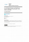 Research paper thumbnail of La « révolution de l’espace » et l’architecture comme « réalisation de la philosophie » dans Écumes de Sloterdijk