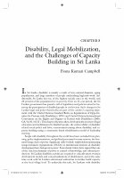 Research paper thumbnail of Campbell, F.K. (2009 ). ‘Disability, Legal Mobilisation and the Challenges of Capacity Building in Sri Lanka’, in Marshall, C, E. Kendall & R Gover (Eds). Disability: Insights from Across Fields and Around the World, Volume III, Praeger Press, pp. 111-128.