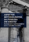 Research paper thumbnail of ASPECTOS METODOLÓGICOS DA PESQUISA EM DIREITO fundamentos epistemológicos para o trabalho científico