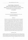 Research paper thumbnail of Electoral violence and its instrumental logic: mapping press discourse on electoral violence during Parliamentary and Presidential Elections in Zimbabwe