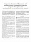 Research paper thumbnail of Biophotonic Strategies of Measurement and Stimulation of the Cranial and the Extracranial Lymphatic Drainage Function