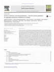 Research paper thumbnail of Arsenic in bedrock, soil and groundwater — The first arsenic guidelines for aggregate production established in Finland