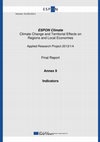 Research paper thumbnail of ESPON Climate Climate Change and Territorial Effects on Regions and Local Economies