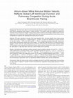 Research paper thumbnail of Atrium-driven Mitral Annulus Motion Velocity Reflects Global Left Ventricular Function and Pulmonary Congestion During Acute Biventricular Pacing