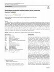 Research paper thumbnail of Gluten hypersensitivities and their impact on the production of gluten-free beer