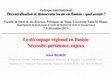 Research paper thumbnail of Le découpage régional en Tunisie : Nécessité, pertinence, ejeux