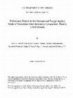 Research paper thumbnail of Preliminary report on the International Energy Agency mode of occurrence inter-laboratory comparison; Phase I, USGS results