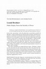 Research paper thumbnail of Andrej Savin, Victor Doenninghaus. Brezhnev Public Display Versus the Sacrality of Power Russian Studies in History 52 2014