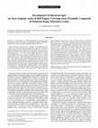 Research paper thumbnail of Development of Bacterial Spot on Near-Isogenic Lines of Bell Pepper Carrying Gene Pyramids Composed of Defeated Major Resistance Genes