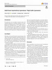 Research paper thumbnail of Adult-Onset Asymmetrical Lipomatosis: Thigh Girdle Lipomatosis