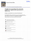 Research paper thumbnail of Struggles over city-making: The community program for neighborhood improvement in Mexico City