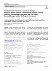 Research paper thumbnail of Intrinsic functional brain connectivity changes following aerobic exercise, computerized cognitive training, and their combination in physically inactive healthy late-middle-aged adults: the Projecte Moviment