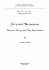 Research paper thumbnail of Sleep and menopause