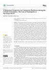 Research paper thumbnail of A Behavioral Perspective on Community Resilience during the COVID-19 Pandemic: The Case of Paraisópolis in São Paulo, Brazil