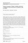 Research paper thumbnail of Farmers’ perceptions of climate variability and adaptation strategies in the rural areas of Dire Dawa administration, eastern Ethiopia