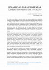 Research paper thumbnail of SIN AMIGAS PARA PROTESTAR. EL TARDÍO MOVIMIENTO GAY ASTURIANO