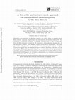 Research paper thumbnail of A low–order unstructured–mesh approach for computational electromagnetics in the time domain