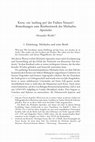 Research paper thumbnail of Kreta: ein melting pot der frühen Neuzeit? Bemerkungen zum Briefnetzwerk des Michaelos Apostoles