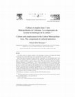 Research paper thumbnail of Culture et emploi dans l'Aire Métropolitaine de Lisbonne. La composante du secteur économique de la cultureCulture and employment in the Lisbon Metropolitan Area. The component of cultural industries