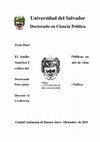 Research paper thumbnail of El análisis prospectivo de políticas públicas en América Latina y el Caribe desde el punto de vista crítico del pensamiento complejo