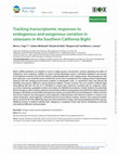 Research paper thumbnail of Tracking transcriptomic responses to endogenous and exogenous variation in cetaceans in the Southern California Bight