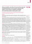 Research paper thumbnail of Efficacy, durability, and safety of intravitreal faricimab with extended dosing up to every 16 weeks in patients with diabetic macular oedema (YOSEMITE and RHINE): two randomised, double-masked, phase 3 trials