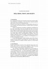 Research paper thumbnail of Well-being, Trust and Society