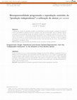 Research paper thumbnail of Monoparentalidade Programada e Reprodução Assistida: Da “Produção Independente” à Utilização de Sêmen póst mortem