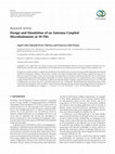 Research paper thumbnail of Design and Simulation of an Antenna-Coupled Microbolometer at 30 THz