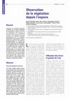 Research paper thumbnail of Observation de la végétation depuis l'espace