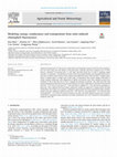 Research paper thumbnail of Modeling canopy conductance and transpiration from solar-induced chlorophyll fluorescence