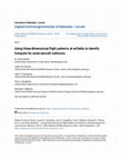 Research paper thumbnail of Using three-dimensional flight patterns at airfields to identify hotspots for avian–aircraft collisions