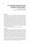 Research paper thumbnail of La sexualidad reproductiva como paradigma epistemológico