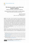 Research paper thumbnail of Movimentos sociais e seus efeitos nas políticas públicas: balanço do debate e proposições analíticas = Social movements and their effects on public policies: balance of the debate and analytical propositions