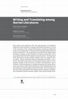 Research paper thumbnail of WRITING AND TRANSLATING AMONG IBERIAN LITERATURES