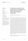 Research paper thumbnail of On the division of labor in the maintenance of intersubjectivity: Insights from the study of other-initiated repair in Vietnamese