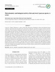 Research paper thumbnail of Phytochemistry and biological activity of hot and sweet Capsicum species: A review