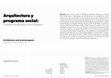 Research paper thumbnail of Arquitectura y programa social: el Pabellón de Barcelona (1929-actualidad) = Architecture and social program: the Barcelona Pavilion (1929-present)