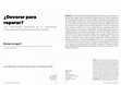 Research paper thumbnail of ¿Devorar para reparar? Una intervención Yanomami en la arquitectura modernista del Congreso Nacional de Brasilia = Devour to repair? A Yanomami intervention in the modernist architecture of the National Congress of Brasilia