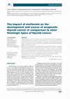 Research paper thumbnail of The impact of metformin on the development and course of anaplastic thyroid cancer in comparison to other histologic types of thyroid cancer