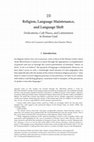 Research paper thumbnail of O. De Cazanove, M. J. Estarán Tolosa, "Religion, Language Maintenance, and Language Shift. Dedications, Cult Places, and Latinization in Roman Gaul", in A. Mullen (ed.), Social Factors in the Latinization of the Roman West, Oxford: OUP, 2023, 206-236.