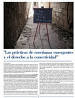 Research paper thumbnail of Las prácticas de enseñanza emergentes y el derecho a la conectividad