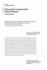 Research paper thumbnail of Spisovateľ a nespisovateľ Peter Pišťanek