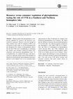 Research paper thumbnail of Resource versus consumer regulation of phytoplankton: testing the role of UVR in a Southern and Northern hemisphere lake