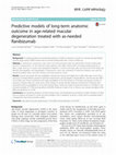 Research paper thumbnail of Predictive models of long-term anatomic outcome in age-related macular degeneration treated with as-needed Ranibizumab