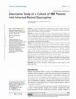 Research paper thumbnail of Descriptive Study of a Cohort of 488 Patients with Inherited Retinal Dystrophies