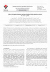 Research paper thumbnail of Effects of organic manures and non-chemical weed control on wheat. II. Grain quality