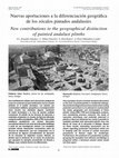 Research paper thumbnail of Nuevas aportaciones a la diferenciacion geografica de los zocalos pintados andalusies