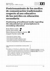 Research paper thumbnail of Posicionamiento de los medios de comunicación tradicionales respecto al uso educativo de los móviles en educación secundaria